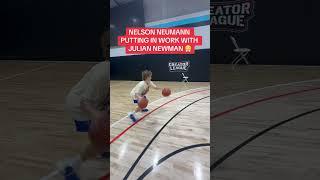 Nelson Neumann TRAINING with Julian Newman!  #shorts