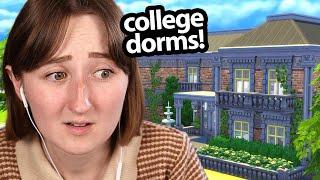 building university housing in the sims! (Streamed 9/12/24)