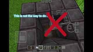 How to make a dumpster in Minecraft (don’t use netherite like I did, i was in creative)