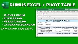 RUMUS+PIVOTTABLE Jurnal Umum sampai Laporan Keuangan