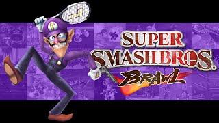 Waluigi (with a gun) Pinball - Super Smash Bros. Brawl