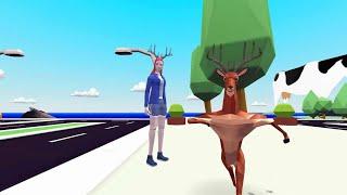 Олень добрый день вышел на охоту. Deer simulator.