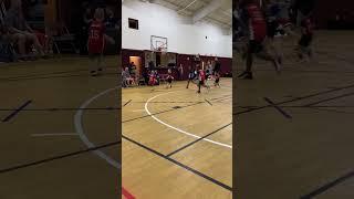 Starting the fast break and finishing! #basketball #upward #jesus