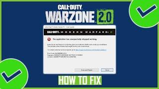 Fix: Call of Duty Warzone 2.0 Error Code: 0xC0000005