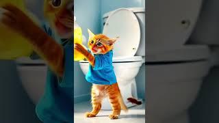 kitten gets bullied!#catshorts #cat #cuteanimal #sadcattos #cartoon #cattales #cutecat