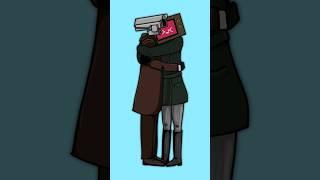 Cameraman & TV Woman Lovestory Animation #shorts