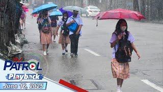 TV Patrol Playback | June 16, 2025