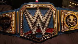 WWE Universal Championship Replica (Blue) Unboxing