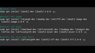 How to install SDL2 development C++ in Code:Blocks in Linux Mint 19.2 Tara