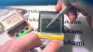 Осциллограф режим пауза (Arduino/nokia5110)