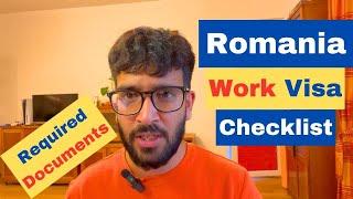 Romania Work Visa Required Documents | How to get guaranteed Romania work visa