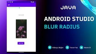 Android Studio - Blur Effect and RenderEffect