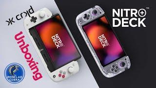 CRKD Nitro Deck+ Plus (Clear White & Retro Grey) Unboxing/First Impressions (Best Switch Controller)