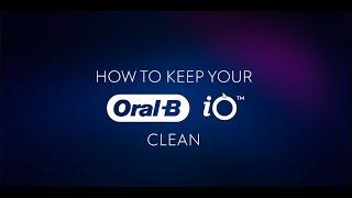 How to clean your Oral-B iO electric toothbrush?