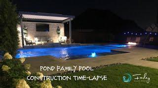 Pond Family Pool Construction Time-lapse by Mike Farley