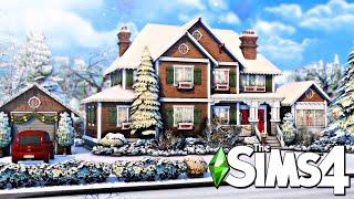 Big Happy Christmas Family Home  || The Sims 4 Speed Build