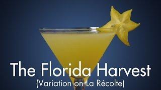 The Florida Harvest (cocktail recipe, variation on La Recolte)