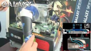 Galaxy GeForce GTX 550 Ti new fan demostration