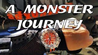 A Monster Journey - Seiko SRP309 Epic Off Road Adventure - A Minitwatch Feature Length Film (WR250R)