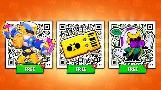 FREE!  x200 GEMS & COINS QR CODE | BRAWL STAR QR CODE 2025 | BRAWL STARS NEW UPDATE