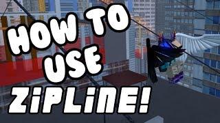 How To Use Zipline Kit/Mag Rope! | Parkour (Roblox)