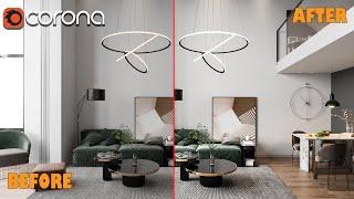 corona render 3ds max post production all element + photoshop tutorial