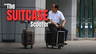 "Believe It or Not: The SUITCASE Scooter - The Ultimate Travel Gadget!"