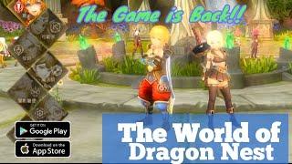 The World of Dragon Nest.. Waw muncul kembali.. Part 1| Gameplay | MMORPG Open World | Android