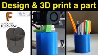 Fusion 360 and 3D printing – How to design and make a part