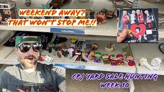 A Weekend Away Won't Stop Me!  CPJ Yard Sales Week 10 #yardsales #yardsalefinds #thrift  #collector