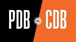 Oracle Container Database (CDB) vs Pluggable Database (PDB)