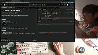 LeetCode | Python | HHKB keyboard | 40 min real time | no talking | EP-15 | Hard Challenge