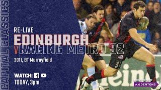 Capital Classics | Edinburgh V Racing Metro 92, 2011