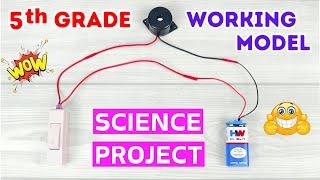 VERY VERY Easy Projectfor 5th GRADE |DIY Science Project WORKING MODEL for Science Exhibition 2024