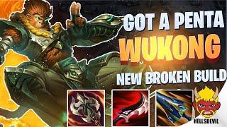 WILD RIFT | I GOT A PENTAKILL ON WUKONG (New Playstyle) | Challenger Wukong Gameplay | Guide & Build