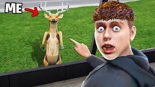 Trolling Little Bro as a DEER in Hilarious Game!