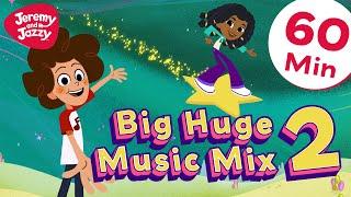 Big Huge Music Mix 2  Kids Songs  Jeremy and Jazzy