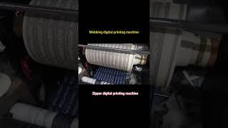 Webbing digital printing machine#machine #Webbing#zip #lanyard