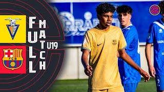 FULL MATCH: CF Badalona vs FC Barcelona Juvenil A U19 2023