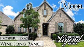 New Construction Homes in Dallas - Model Home American Legend Homes Windsong Ranch Prosper, TX