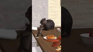 Cat Oiia and Mouse chess type beat remix animated  #brainrot #cat #mouse #shorts #oiiaoiia #funny