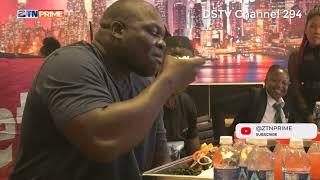 2 kgs of sadza, 2 kgs of relish, Zim's strongest man sits down for lunch...  | ZTN Prime