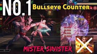 Mister Sinister is No.1 Bullseye Counter   - No Need of Negasonic