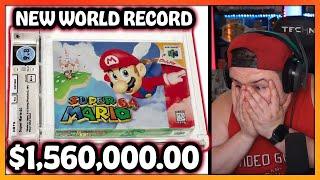 Mario 64 sells for 1.56 MILLION! Video Games and Chill Reacts