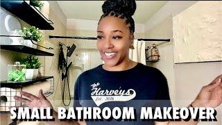 DIY BATHROOM MAKEOVER ON A BUDGET | Small Bathroom Makeover