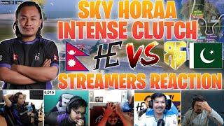 SKY HORAA CLUTCH SHOCKED EVERYONE  FT. CR7 HORAA, 4K GAMING NEPAL, MR HYOZU, RASHMAY & TEENWOLF ️