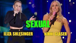 Iliza Shlesinger vs Nikki Glaser talk about Darkest S E X Secrets