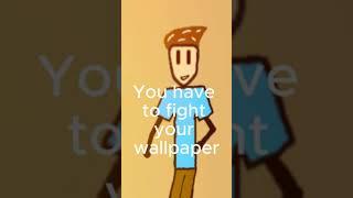 wallpaper fight.mp4 | Funny Animation | #shorts