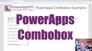 PowerApps Combobox - Search, Filter, Default values, and more