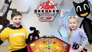 Бакуган БИТВА Сиреноголовый VS Картун Кэт! Кто победит с новыми  Bakugan Armored Alliance?